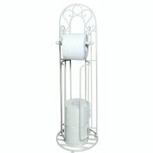 Toilet roll stand, increto, white, approx. 74 x 22 cm