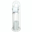 Toiletrulleholder, increto, hvid, ca. 74 x 22 cm
