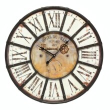 Elegant hotel wall clock I ca. 58 cm