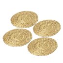 Coaster | round | water hyacinth | set of 4