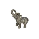 Staande olifant, zilver, ca. 38,5 cm