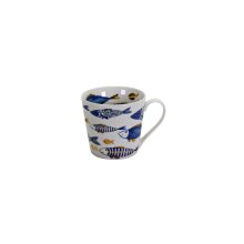 Mok Blue Fish, ca. 400 ml