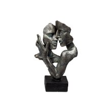 Decorative bust, antique colors, about 32 cm
