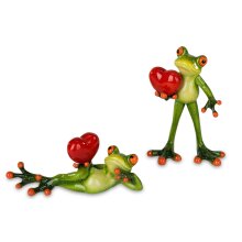 Frog with heart, about 16 cm