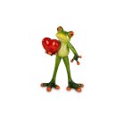 Frog with heart, about 16 cm