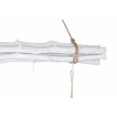 Bundle branches with 5 hooks I wood I white I about 50 cm