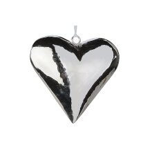 Herz, Edelstahl, ca. 18 cm
