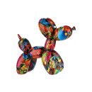 Poly balloon dog, about 22 x 18 cm