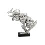 Decorative object black-silver, about 37 cm