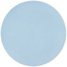 4er Set Tischset rund, hellblau, aus Filz ca.35 cm