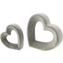 Herz "Grey", 2er Set