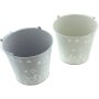 Bucket "Butterflies" , Set of 2