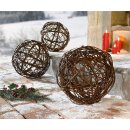 Decoratieve bal van wilg naturel, Ø ca. 30 cm