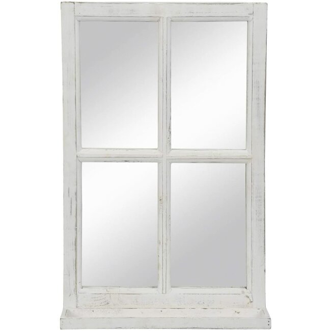 Fenster mit Borte | weiß