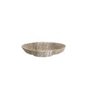 Decorative bowl, white-washed