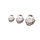 Decorative iron wire basket | antique brown