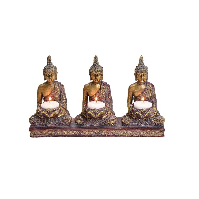 Teelichthalter Buddha, ca. 29 x 17 x 8 cm