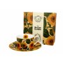 Tasse und Untertasse "Sonnenblume", ca. 240 ml