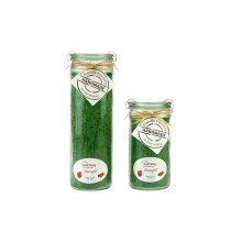 Candle Factory Bougie parfumée "Pomme au four" Jumbo, vert prairie