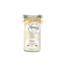 Candle Factory Bougie Parfumée Mini-Jumbo "Macaron Coco", beige sable