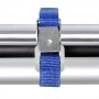 Bevestigingsriemen Spanband voor fietsendrager blauw Set van 4 metalen gespen van 40 cm