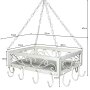 Suspension pour pot Romance, env. 16 x 50 x 40 cm