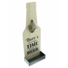 Flaschenöffner "Time for Beer", ca. 12 x 6 x 35 cm