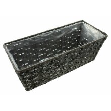 Plantekasse "Polyrattan", ca. 44 x 19 x 16 cm