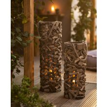 lichterkette ohne kabel Lunartec kabellos: 30er-Set LED-Weihnachtsbaum-Kerzen mit IR-Fernbedienung, Timer, weiß (Lichterkette Weihnachtsbaum, LED Kerzen Christbaum kabellos, ohne) Beleuchtung Partner