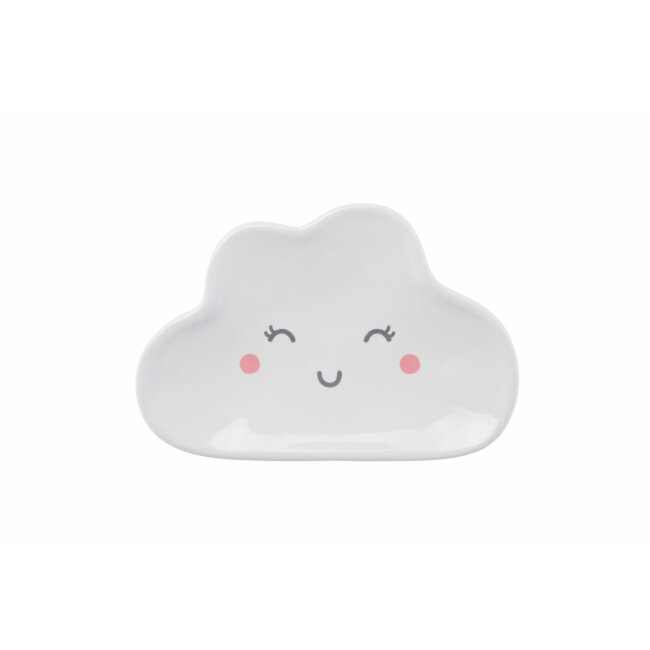 Seifenschale "Happy Cloud", ca. 13,3 x 2,7 x 9 cm