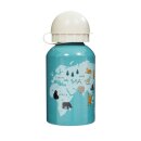 Children water bottle "Endangered animals", approx. 6.5 x 15 cm