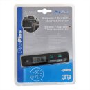 Indoor/outdoor thermometer for cars