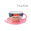 Frida Cup And Flower Saucer Set