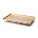 Bed tray, rubber tree natural, approx. 53 x 32 x 7 cm