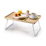 Bed tray, rubber tree natural, approx. 53 x 32 x 7 cm