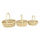 Panier à repasser "jonc de mer", lot de 3