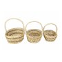 Ironing basket "sea grass", set of 3