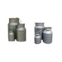 Milchkanne 3er Set, bronze oder natur