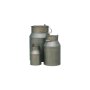 Milchkanne 3er Set, bronze oder natur