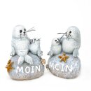 Set van 2 Zegels Figuur op Steen Moin Maritieme Deco,...