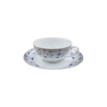 Ostfriesische Teetasse Indisch Blau, ca. 8 x 4 cm