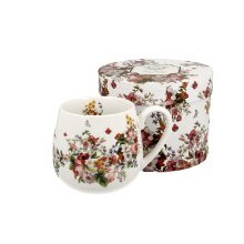 Mug "Vintage flowers white", about 430 ml