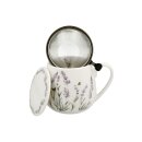 Tasse mit Sieb "Provance", ca. 430 ml
