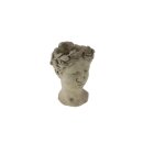 Julia krukke, grå, cement, ca. 17,3 x 25,7 cm