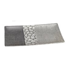 Dekoschale silber-grau, ca. 30 x 14 cm