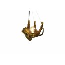 Ceiling lamp Charlie, gold, approx. 37 x 23.5 x 30 cm