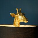 Lucie giraffe tafellamp, zwart/goud, ca. 35 x 28 x 70 cm