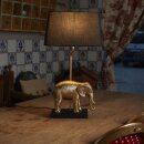 Lampe de table éléphant, or/noir, env. 35 x 18,5 x 63,5 cm