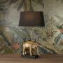 Tischleuchte Elefant, gold/ schwarz, ca. 35 x 18,5 x 63,5 cm