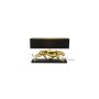 Panther table lamp Baghiro, gold/ black, approx. 60.5 x 14.5 x 38.5 cm